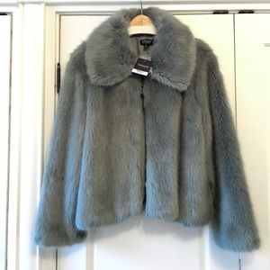 Faux fur coat